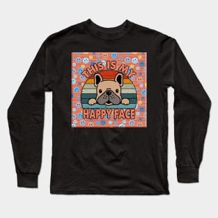 This Is My Happy Face Long Sleeve T-Shirt